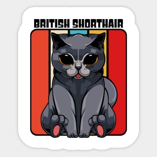 British Shorthair Cat Sticker